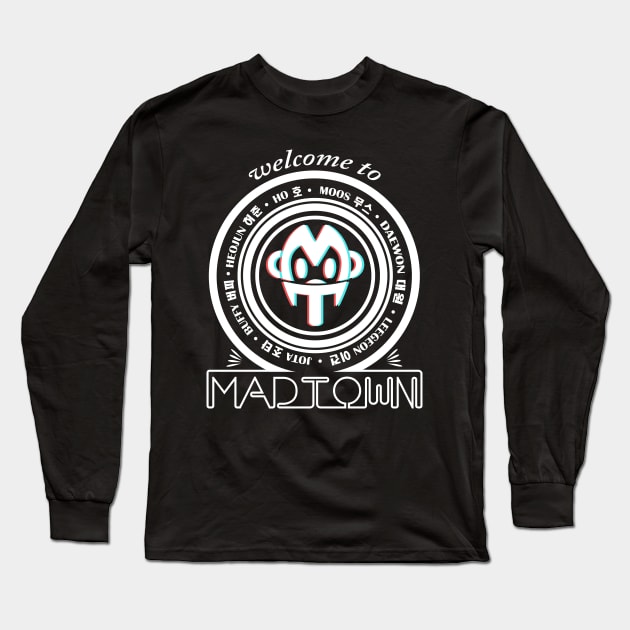 Madtown Logo - Welcome v2 Long Sleeve T-Shirt by JO_D_D